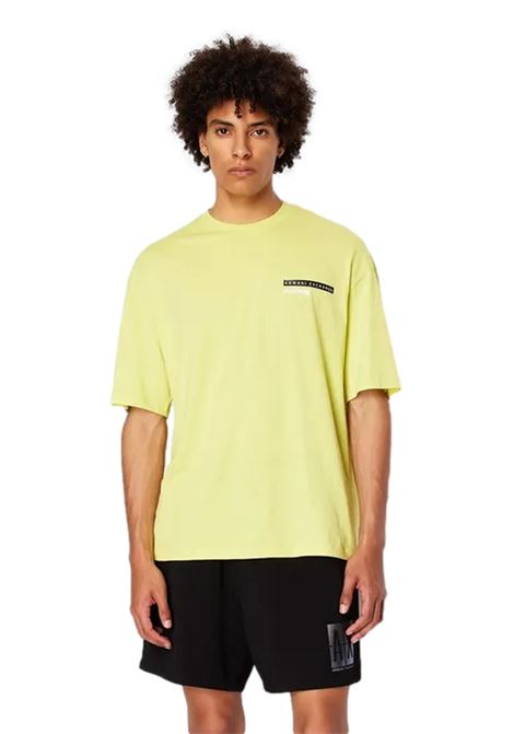 T-shirt relaxed fit in cotone organico con logo MIXMAG ARMANI EXCHANGE | T-shirt | 3DZTJA ZJ8EZ1694